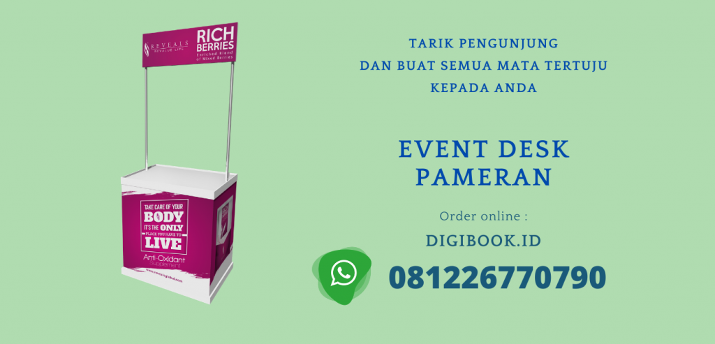 jasa pembuatan event desk promosi