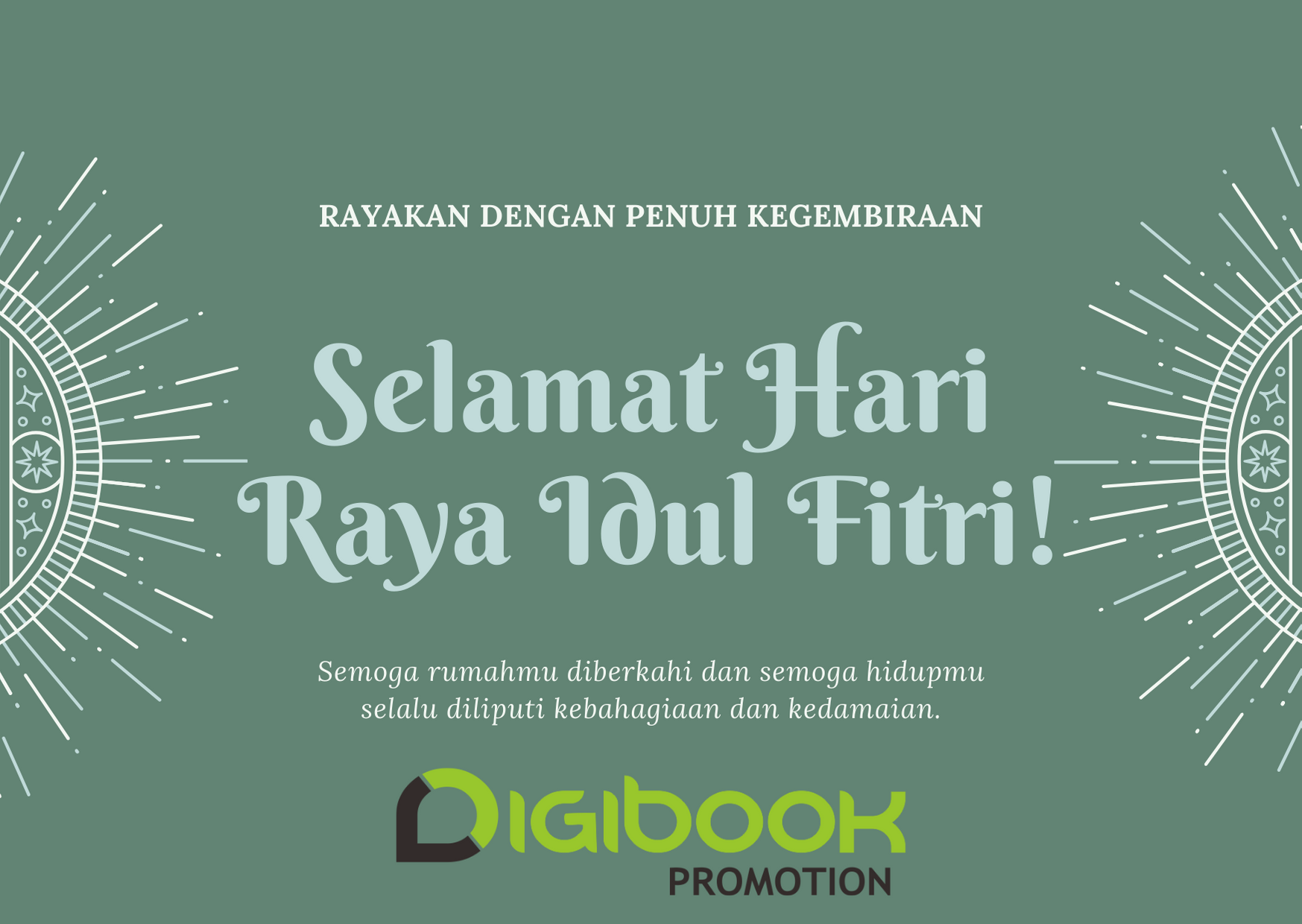 Contoh Ucapan Kartu Idul Fitri Tahun 2020 - Digibook Promotion