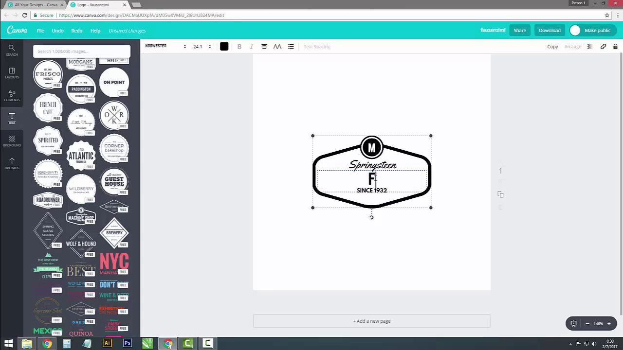 Gambar 2: Cara Mengganti Ukuran Di Canva