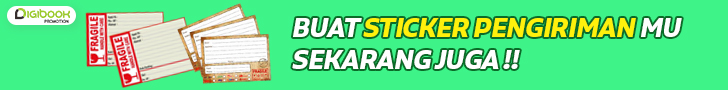 cetak stiker label pengiriman