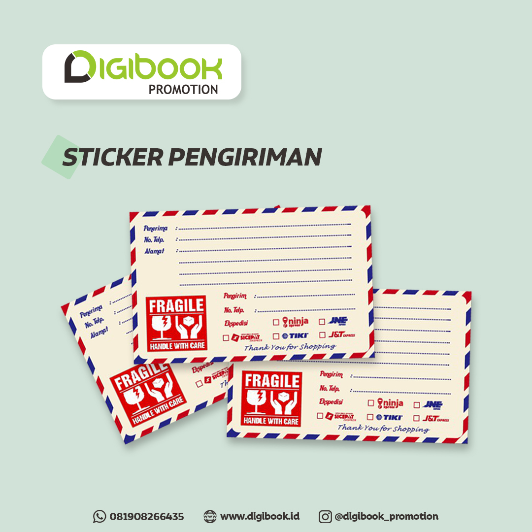 cetak stiker label pengiriman palembang