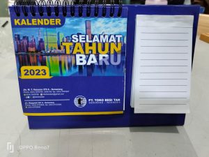 Contoh desain Kalender Promosi Toko