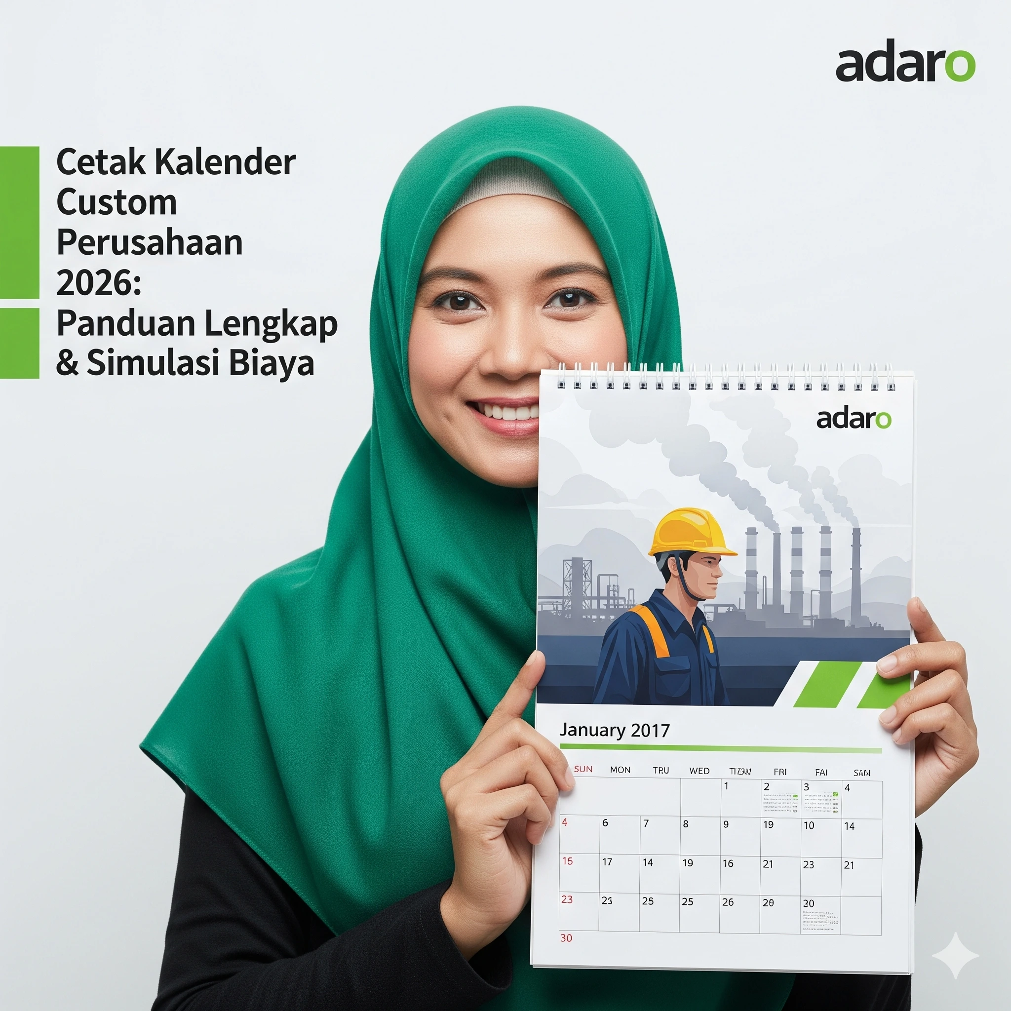 Cetak Kalender Custom Perusahaan 2026