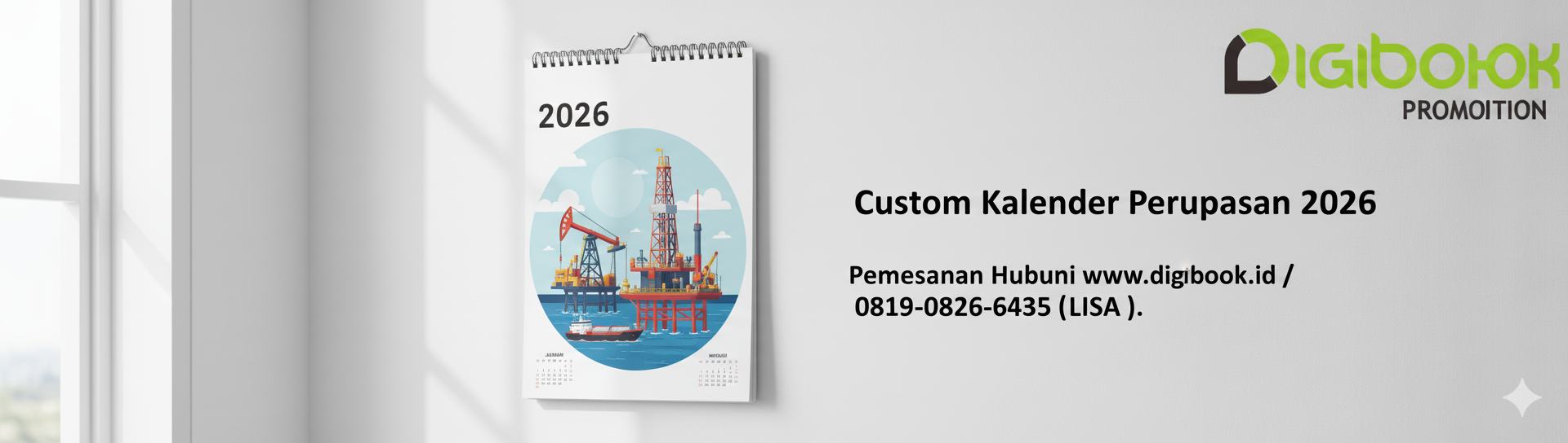 Custom Kalender dinding Untuk perusahaan Tambang 2026