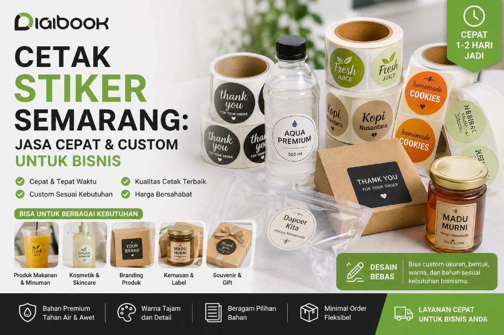 Cetak stiker Semarang custom untuk bisnis lokal