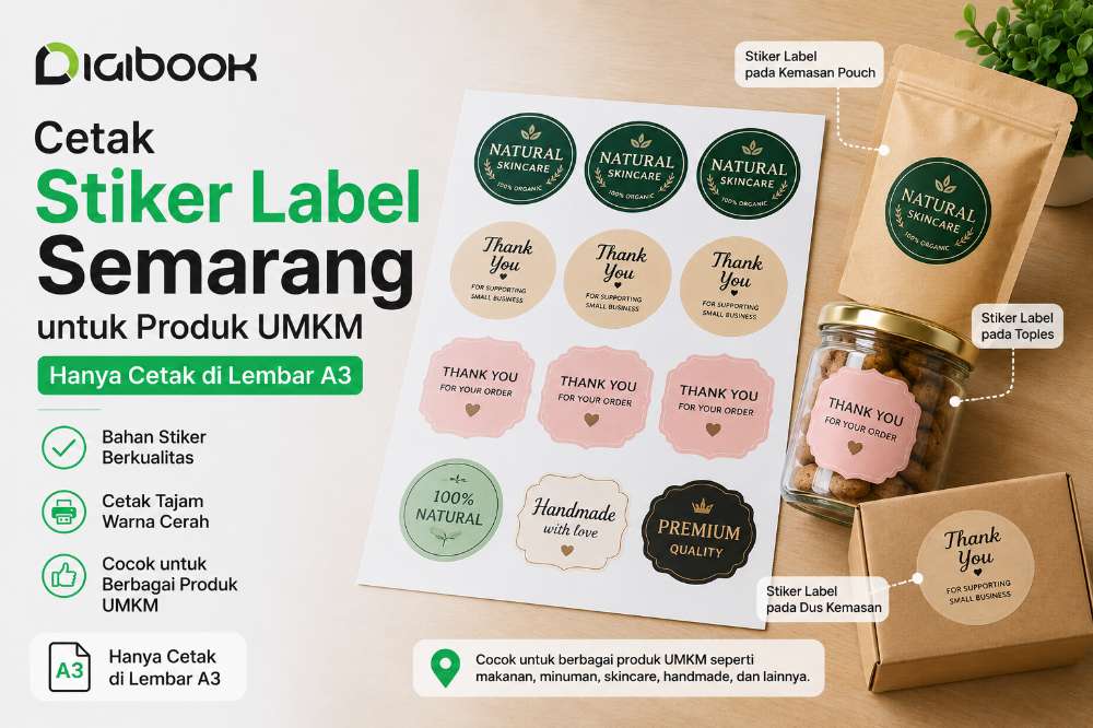 Cetak stiker Semarang custom untuk bisnis lokal