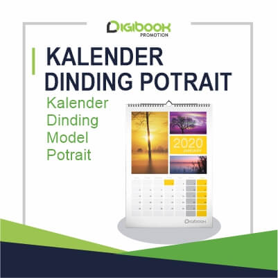 Kalender Dinding Potrait Digibook Promotion