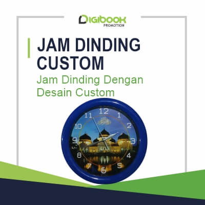 Produk Jam Dinding Custom Digibook Promotion