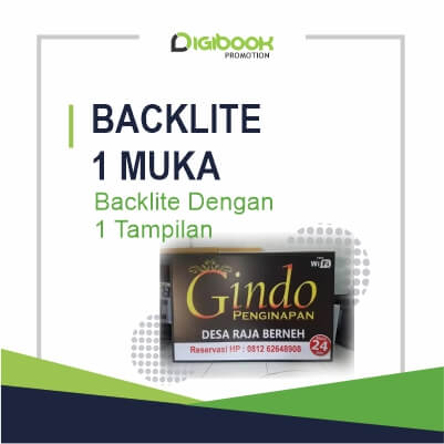 Produk MMT Backlite 1 Muka Digibook Promotion