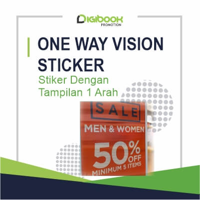 Produk MMT One Way Vision Sticker Digibook Promotion