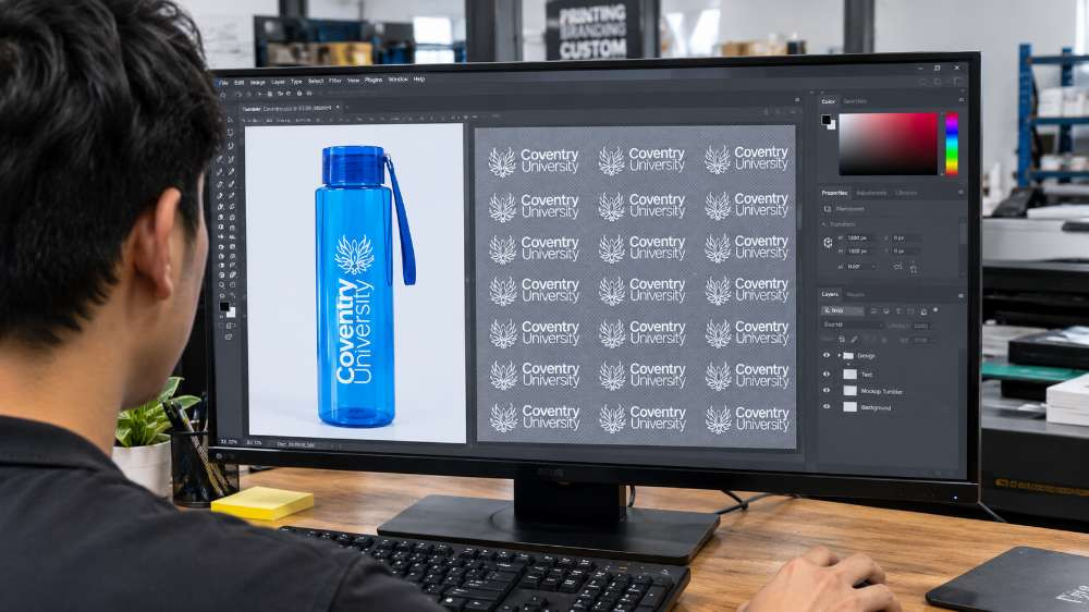 Produksi Tumbler Custom Coventry University Uv Dtf 6ad592e94364220261019104753